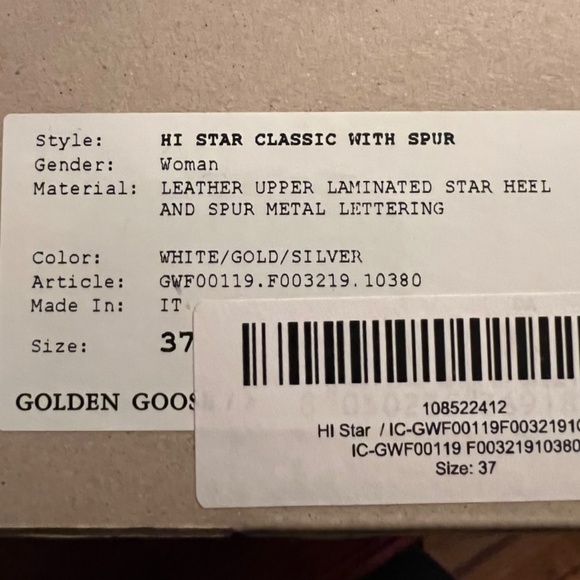 Golden Goose Hi Star Classic with Spur - Picture 2 of 7